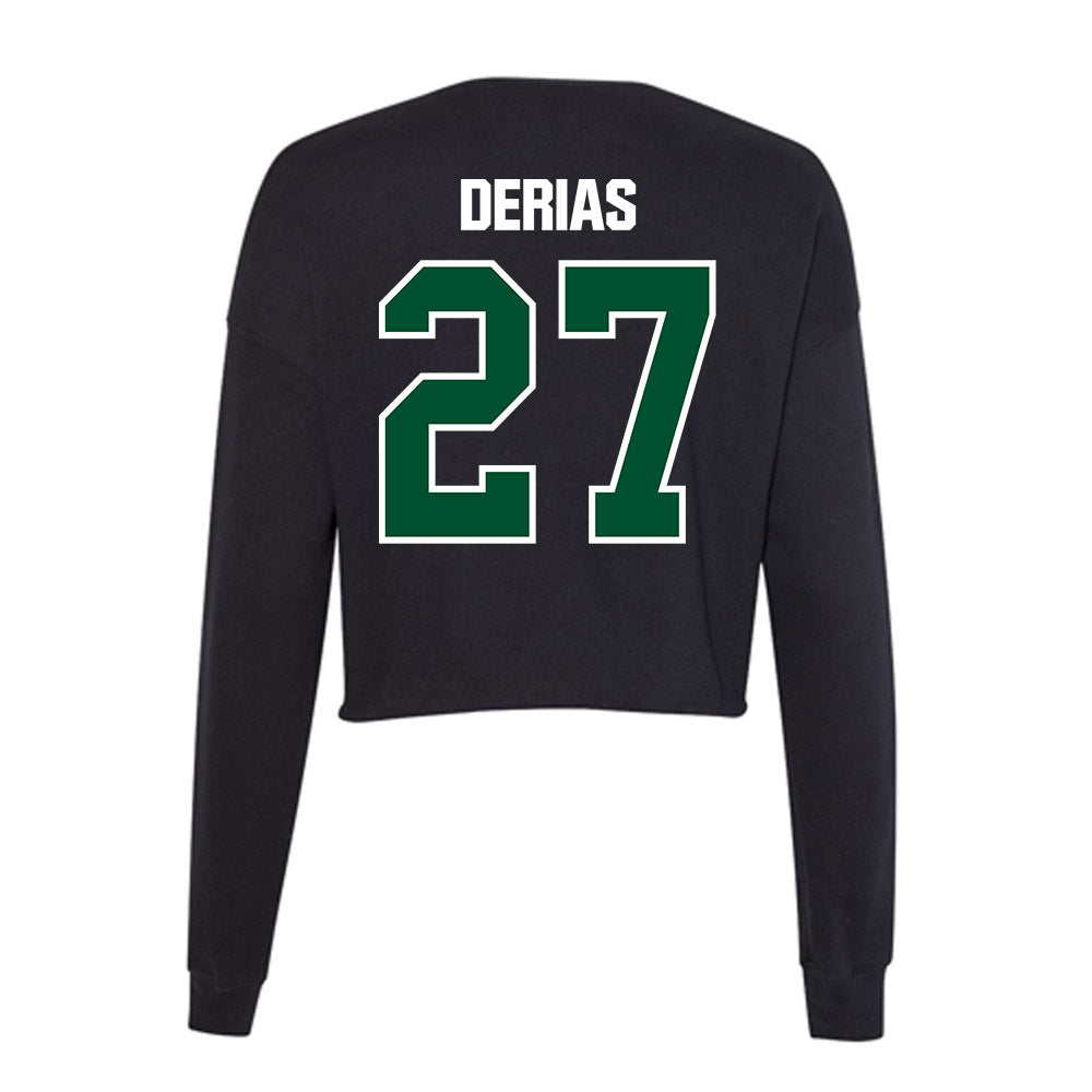 Miami - NCAA Baseball : Howard DeRias - Women's Cropped Crew Fleece-1