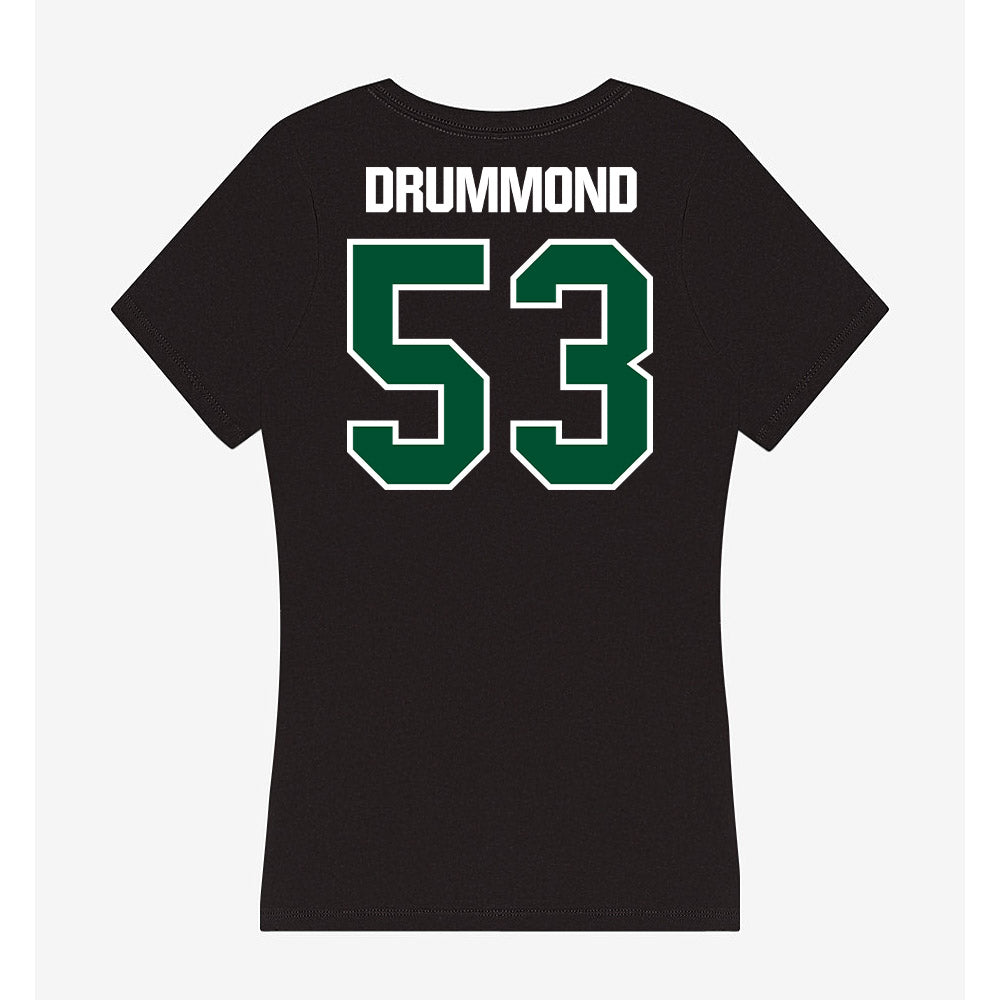 Miami - NCAA Baseball : Lj Drummond - Women's V-Neck T-Shirt-1