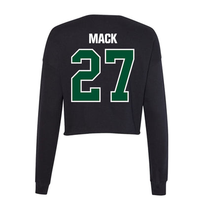 Miami - NCAA Football : Ryan Mack - Women's Cropped Crew Fleece-1