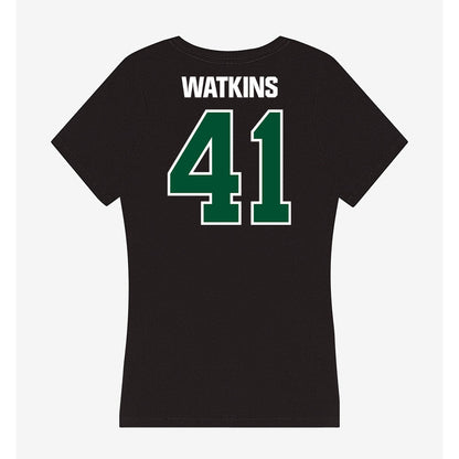 Miami - NCAA Baseball : Jailen Watkins - Women's V-Neck T-Shirt-1