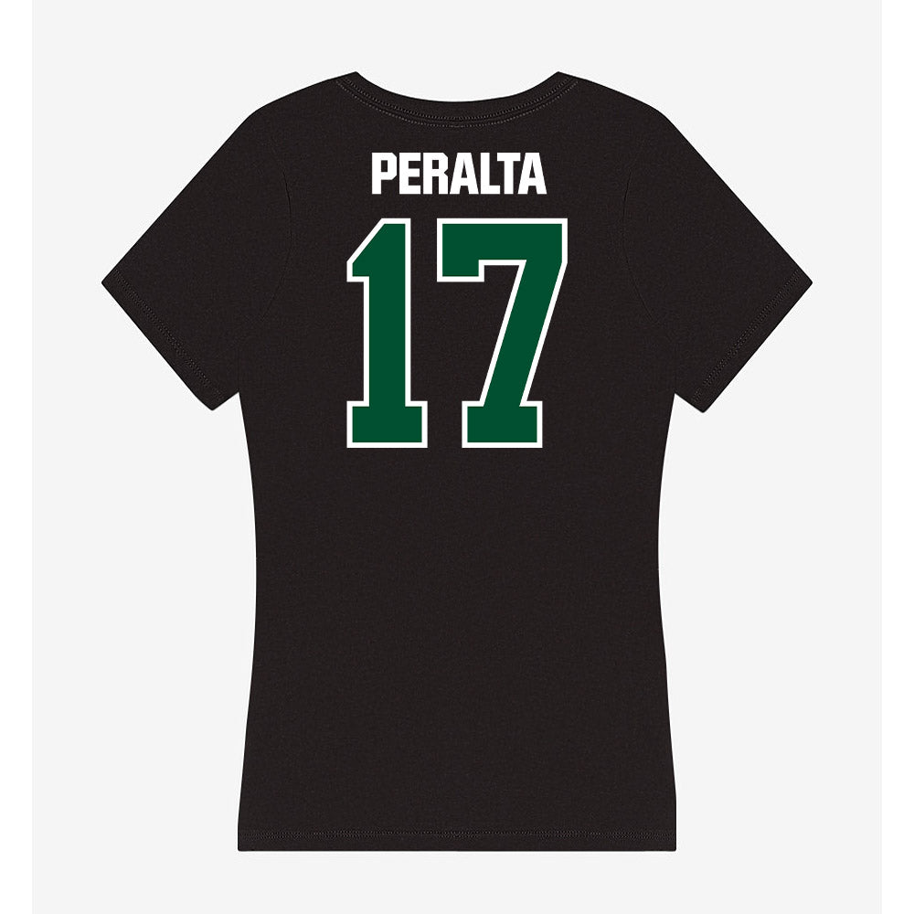 Miami - NCAA Baseball : Fabio Peralta - Women's V-Neck T-Shirt-1
