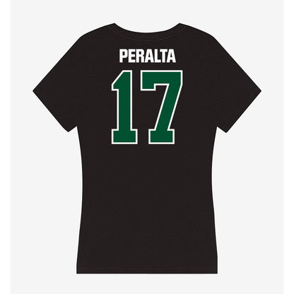Miami - NCAA Baseball : Fabio Peralta - Women's V-Neck T-Shirt-1