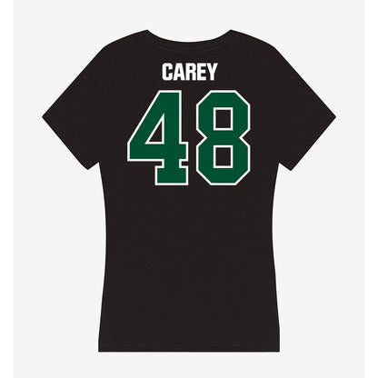 Miami - NCAA Women's Soccer : sage carey - Women's V-Neck T-Shirt-1