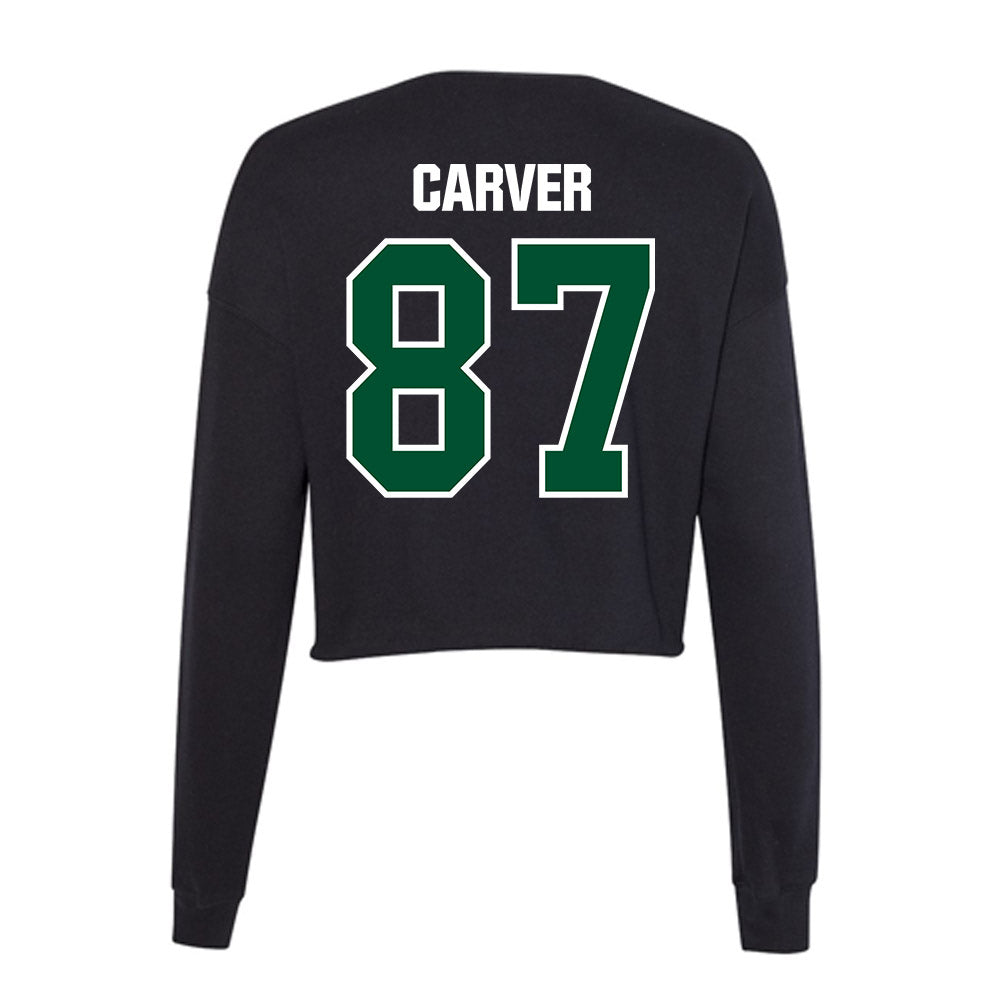 Miami - NCAA Football : Hunter Carver - Women's Cropped Crew Fleece-1