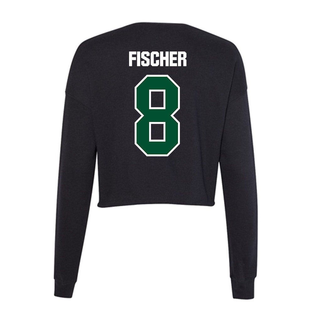 Miami - NCAA Baseball : Carson Fischer - Women's Cropped Crew Fleece-1