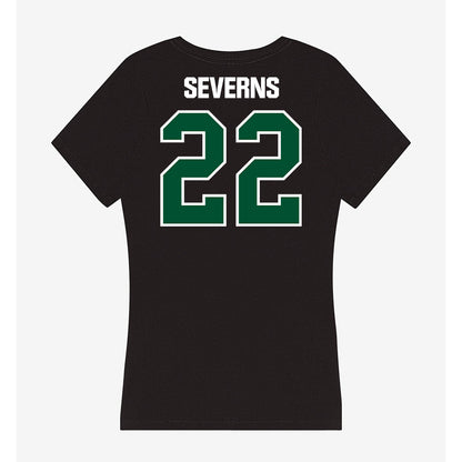 Miami - NCAA Women's Soccer : Brie Severns - Women's V-Neck T-Shirt-1
