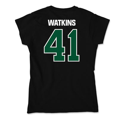 Miami - NCAA Baseball : Jailen Watkins - Soft Style Women’s T-Shirt-1