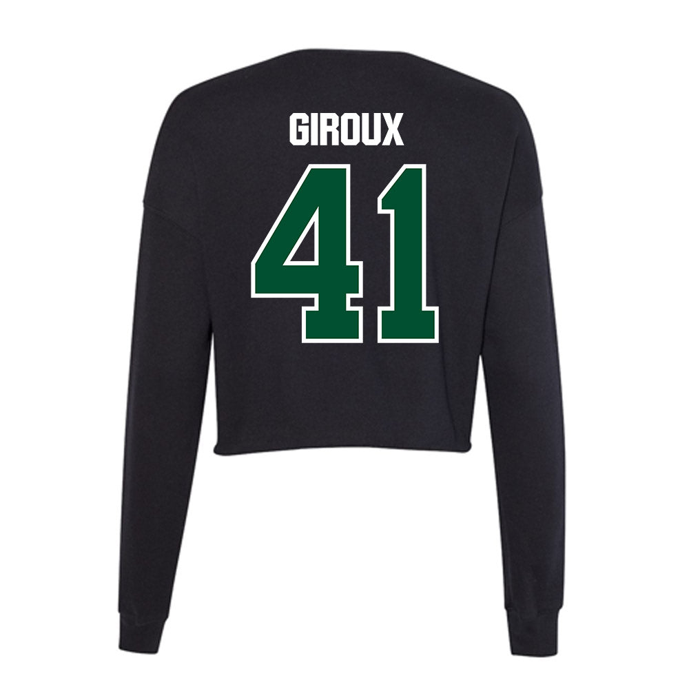 Miami - NCAA Baseball : Alexander Giroux - Women's Cropped Crew Fleece-1