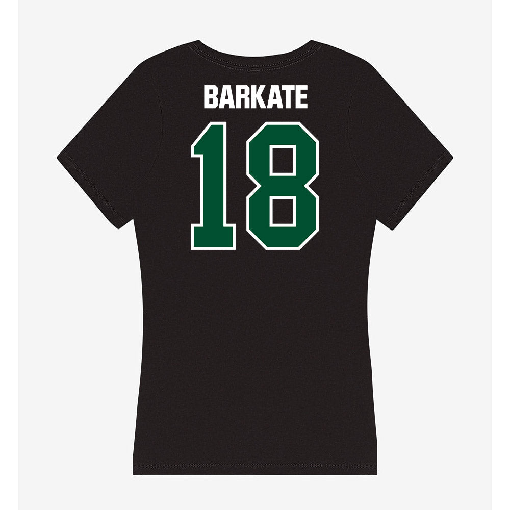 Miami - NCAA Football : Cooper Barkate - Women's V-Neck T-Shirt-1