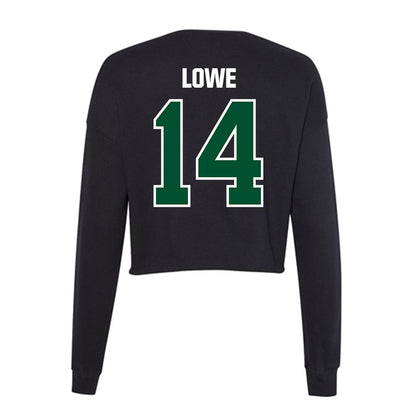 Miami - NCAA Football : Hayden Lowe - Women's Cropped Crew Fleece-1