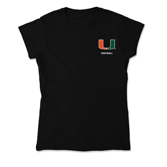 Miami - NCAA Football : Cooper Barkate - Soft Style Women’s T-Shirt-0