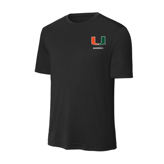 Miami - NCAA Baseball : Robert Evans - Activewear T-Shirt-0