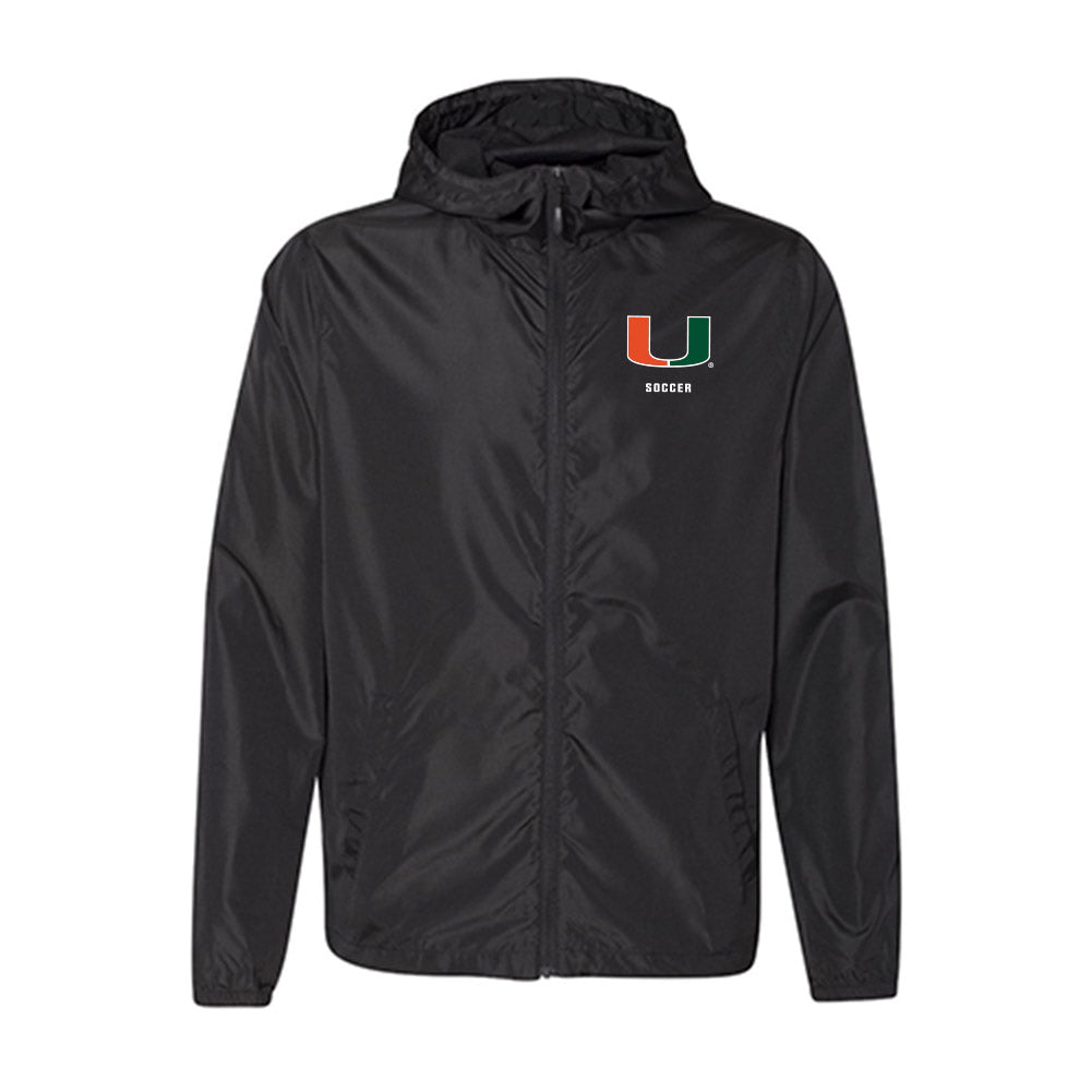 Miami - NCAA Women's Soccer : sage carey - Windbreaker-0