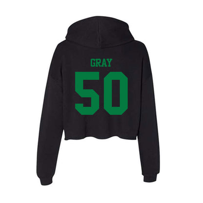 Oregon - NCAA Football : Tionne Gray - Women's Crop Fleece Hoodie-1