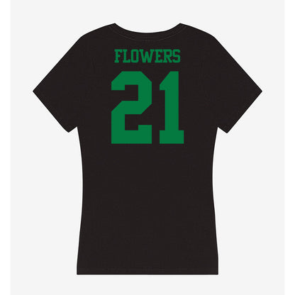 Oregon - NCAA Football : Aaron Flowers - Women's V-Neck T-Shirt-1
