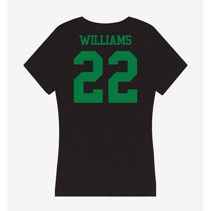 Oregon - NCAA Women's Basketball : Janiyah Williams - Women's V-Neck T-Shirt-1