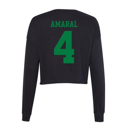 Oregon - NCAA Softball : Addison Amaral - Women's Cropped Crew Fleece-1