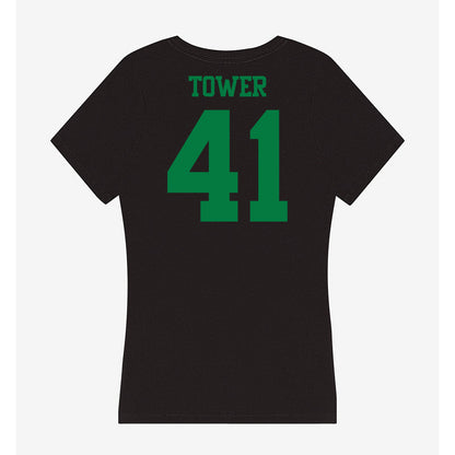 Oregon - NCAA Acrobatics & Tumbling : Mailee Tower - Women's V-Neck T-Shirt-1