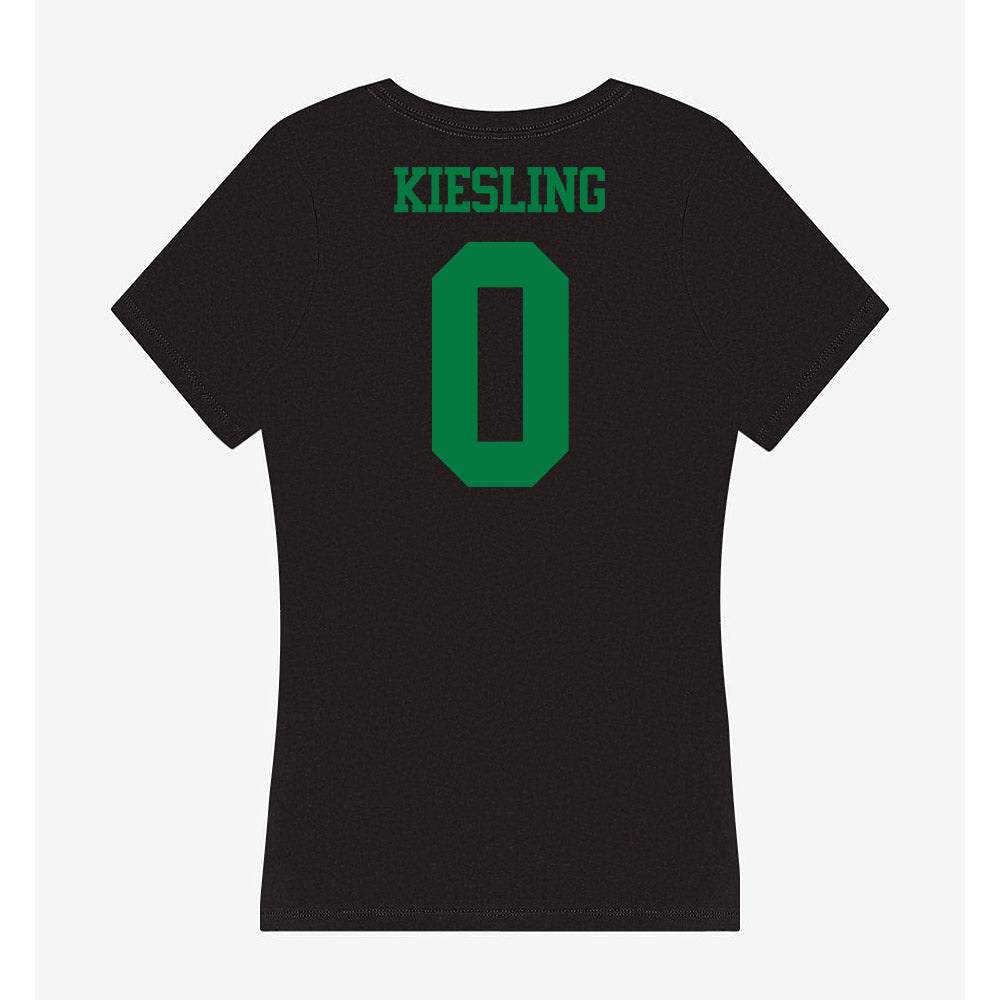 Oregon - NCAA Women's Soccer : Gia Kiesling - Women's V-Neck T-Shirt-1