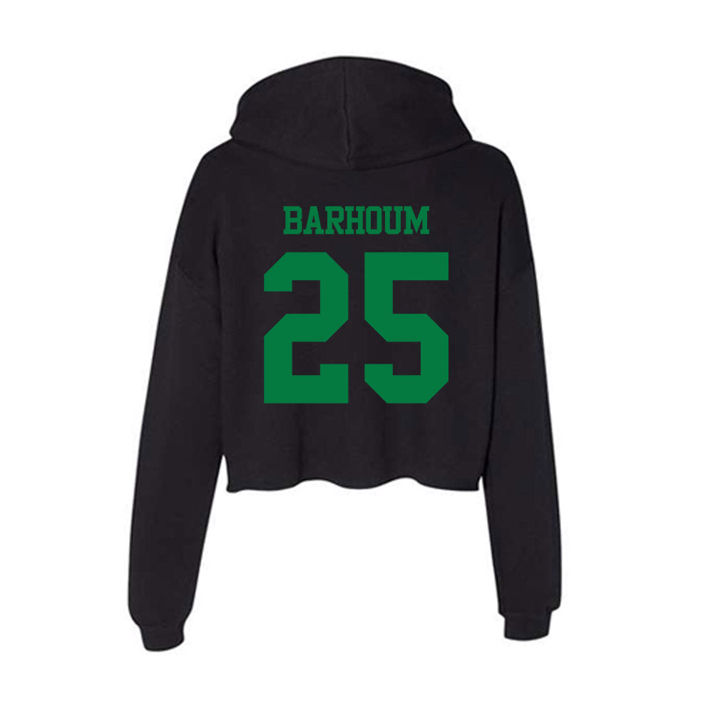 Oregon - NCAA Women's Basketball : Sara Barhoum - Women's Crop Fleece Hoodie-1