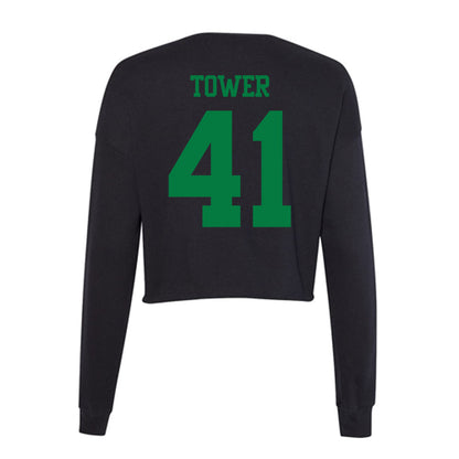 Oregon - NCAA Acrobatics & Tumbling : Mailee Tower - Women's Cropped Crew Fleece-1