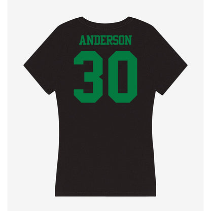 Oregon - NCAA Baseball : Austin Anderson - Women's V-Neck T-Shirt-1
