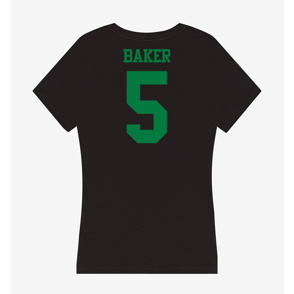 Oregon - NCAA Women's Lacrosse : Hazel Baker - Women's V-Neck T-Shirt-1