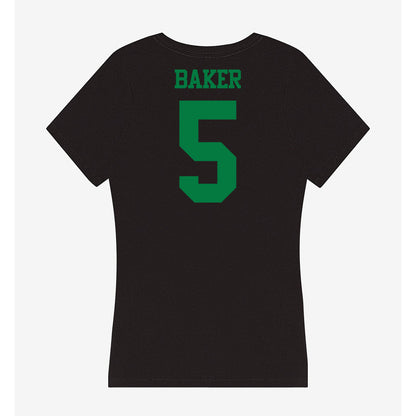Oregon - NCAA Women's Lacrosse : Hazel Baker - Women's V-Neck T-Shirt-1