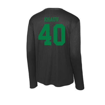 Oregon - NCAA Acrobatics & Tumbling : Maya Khauv - Activewear Long Sleeve T-Shirt-1