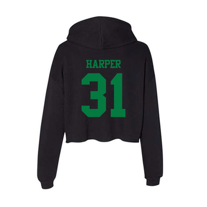 Oregon - NCAA Softball : Amari Harper - Women's Crop Fleece Hoodie-1