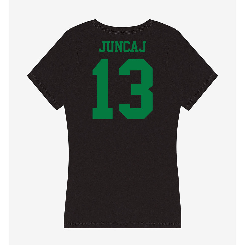 Oregon - NCAA Women's Soccer : Brooke Juncaj - Women's V-Neck T-Shirt-1