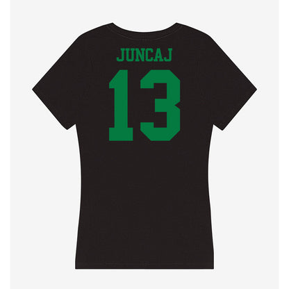 Oregon - NCAA Women's Soccer : Brooke Juncaj - Women's V-Neck T-Shirt-1