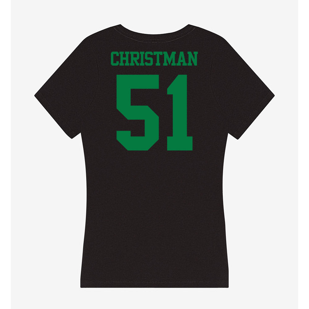 Oregon - NCAA Baseball : Nathan Christman - Women's V-Neck T-Shirt-1