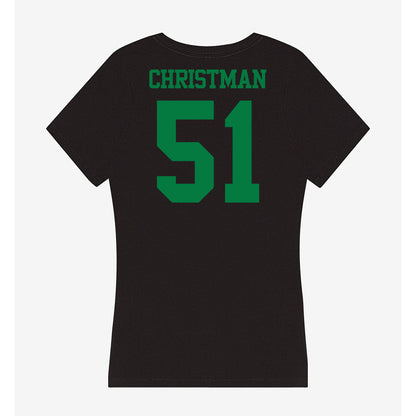 Oregon - NCAA Baseball : Nathan Christman - Women's V-Neck T-Shirt-1