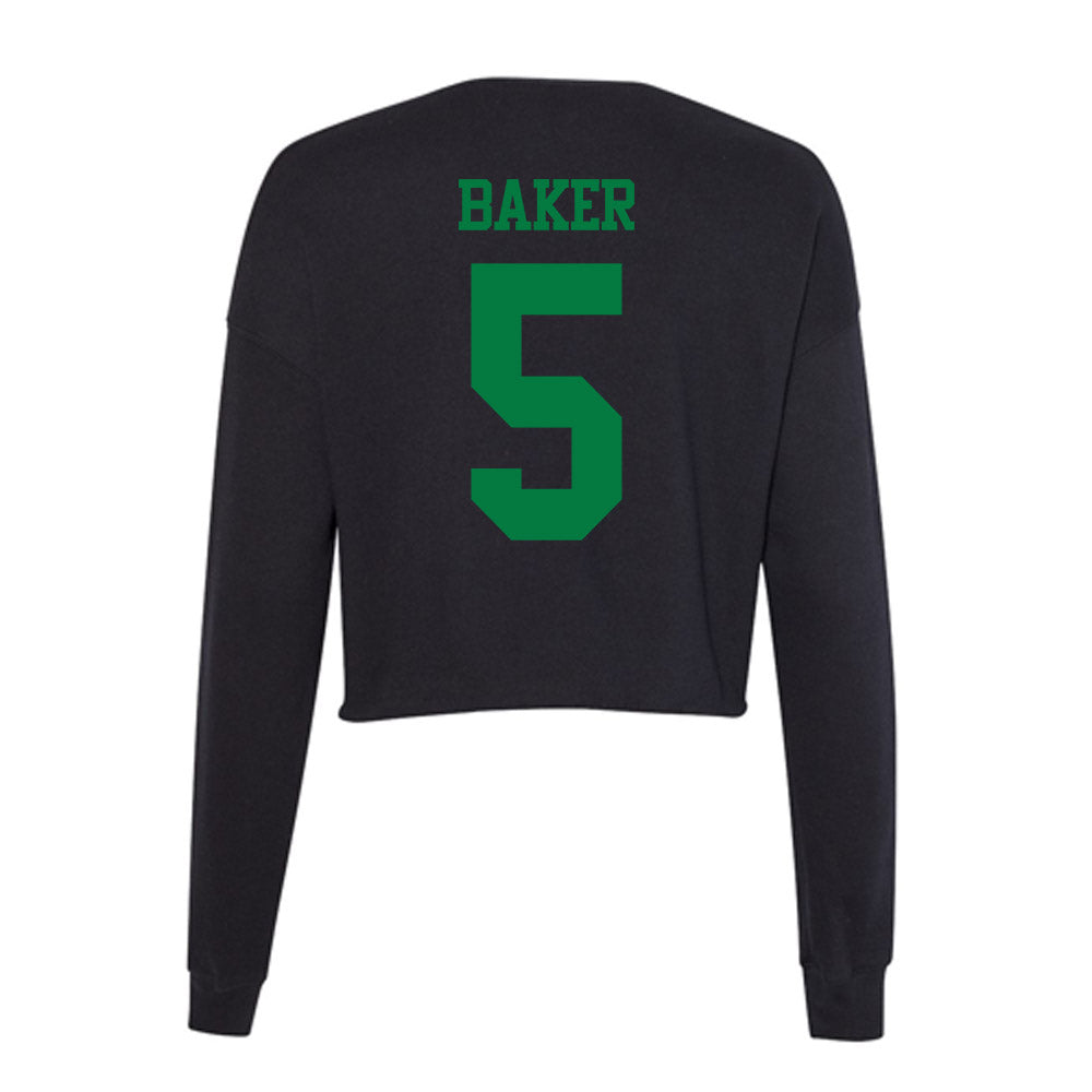 Oregon - NCAA Women's Lacrosse : Hazel Baker - Women's Cropped Crew Fleece-1