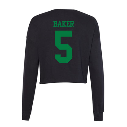 Oregon - NCAA Women's Lacrosse : Hazel Baker - Women's Cropped Crew Fleece-1
