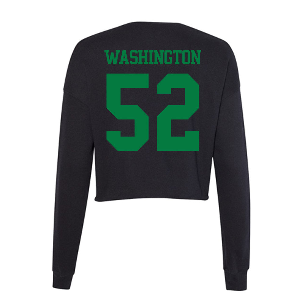 Oregon - NCAA Football : A'Mauri Washington - Women's Cropped Crew Fleece-1