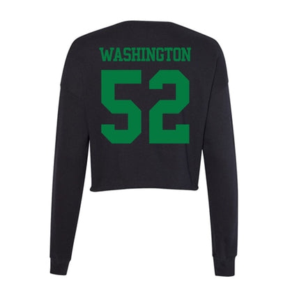 Oregon - NCAA Football : A'Mauri Washington - Women's Cropped Crew Fleece-1
