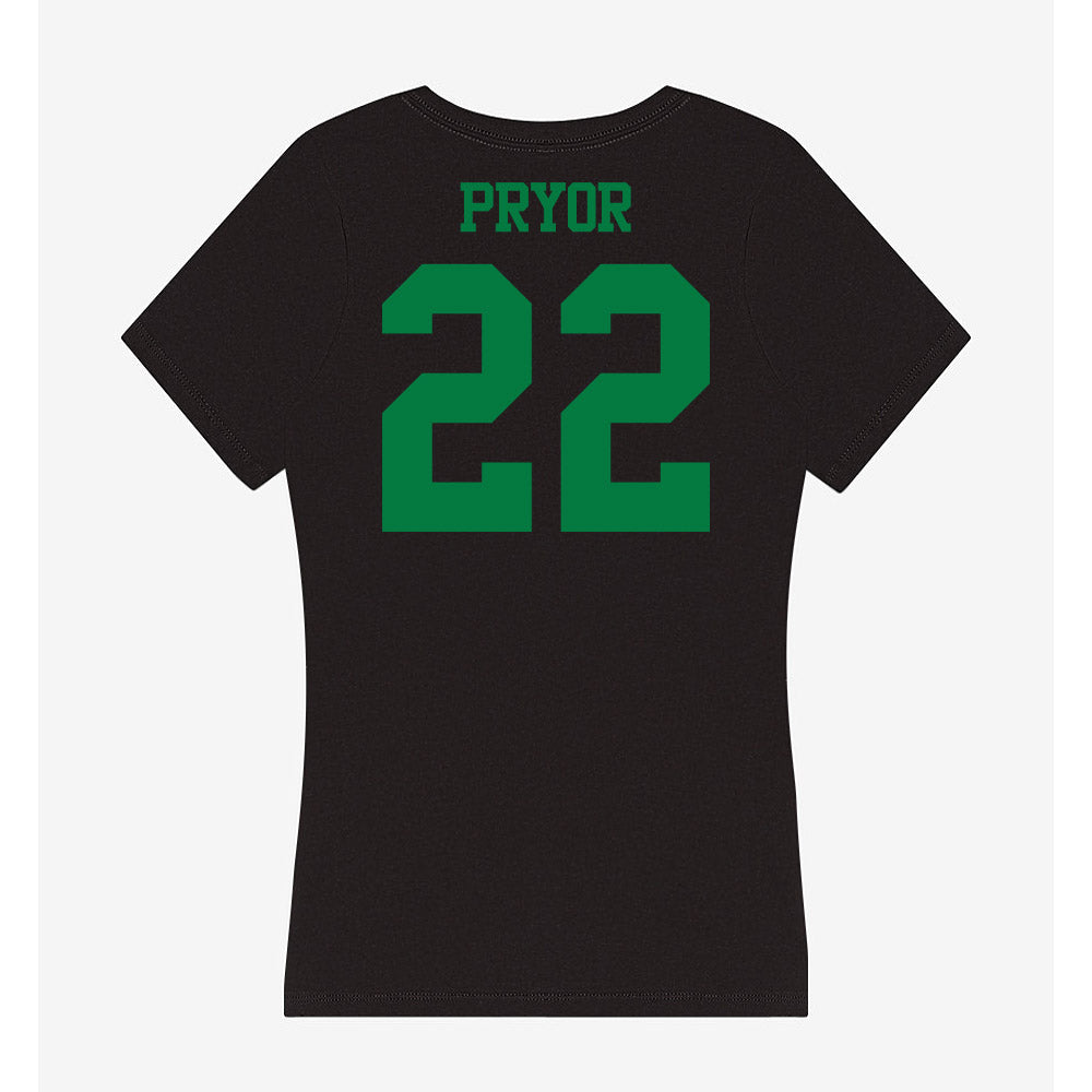 Oregon - NCAA Men's Basketball : Devon Pryor - Women's V-Neck T-Shirt-1
