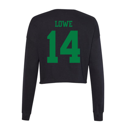 Oregon - NCAA Football : Justius Lowe - Women's Cropped Crew Fleece-1