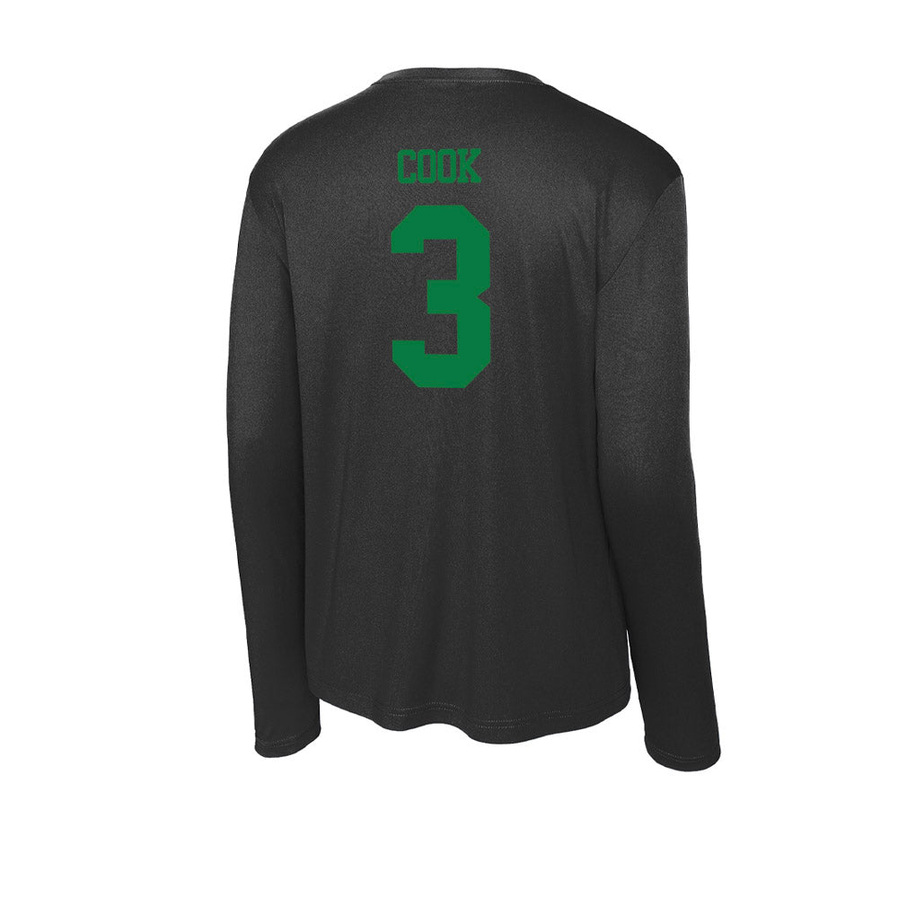 Oregon - NCAA Baseball : Elijah Cook - Activewear Long Sleeve T-Shirt-1