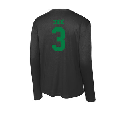 Oregon - NCAA Baseball : Elijah Cook - Activewear Long Sleeve T-Shirt-1