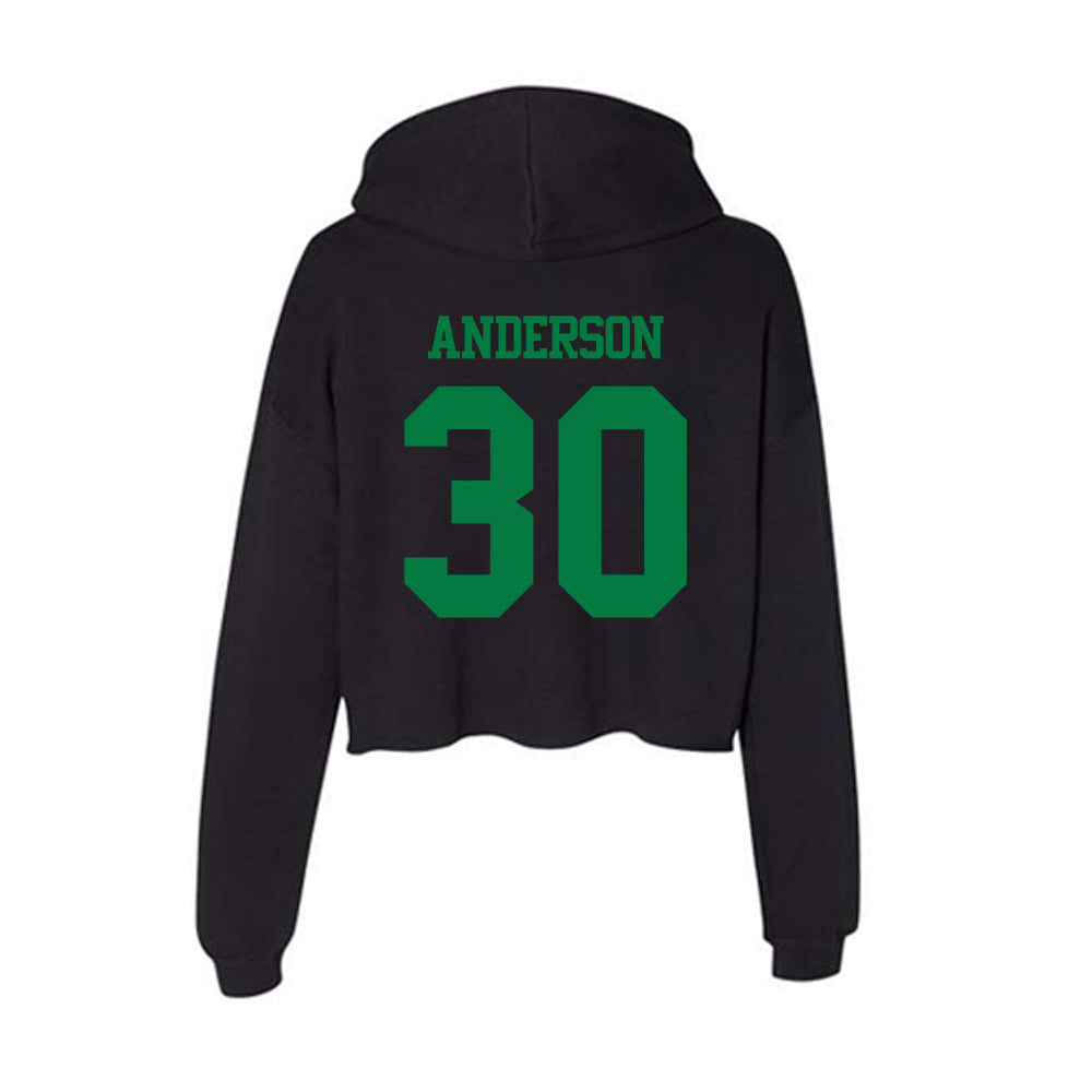 Oregon - NCAA Baseball : Austin Anderson - Women's Crop Fleece Hoodie-1