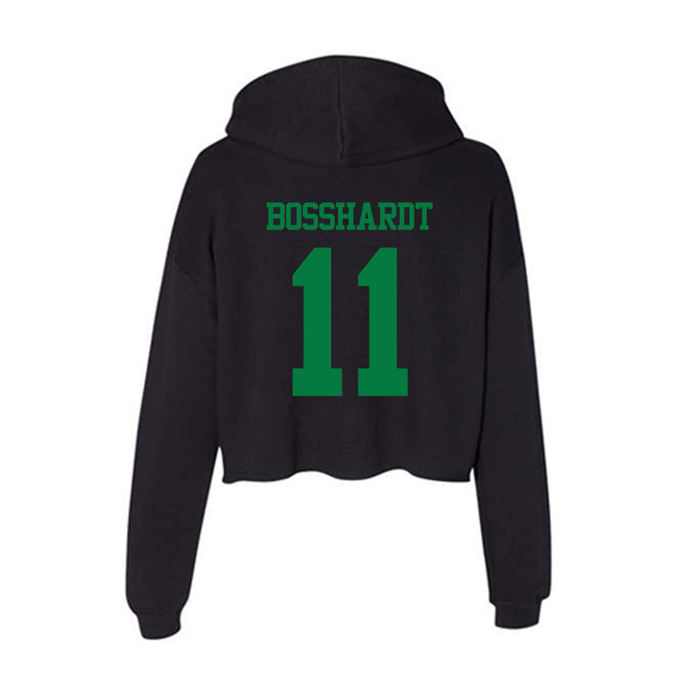 Oregon - NCAA Women's Lacrosse : Keighley Bosshardt - Women's Crop Fleece Hoodie-1