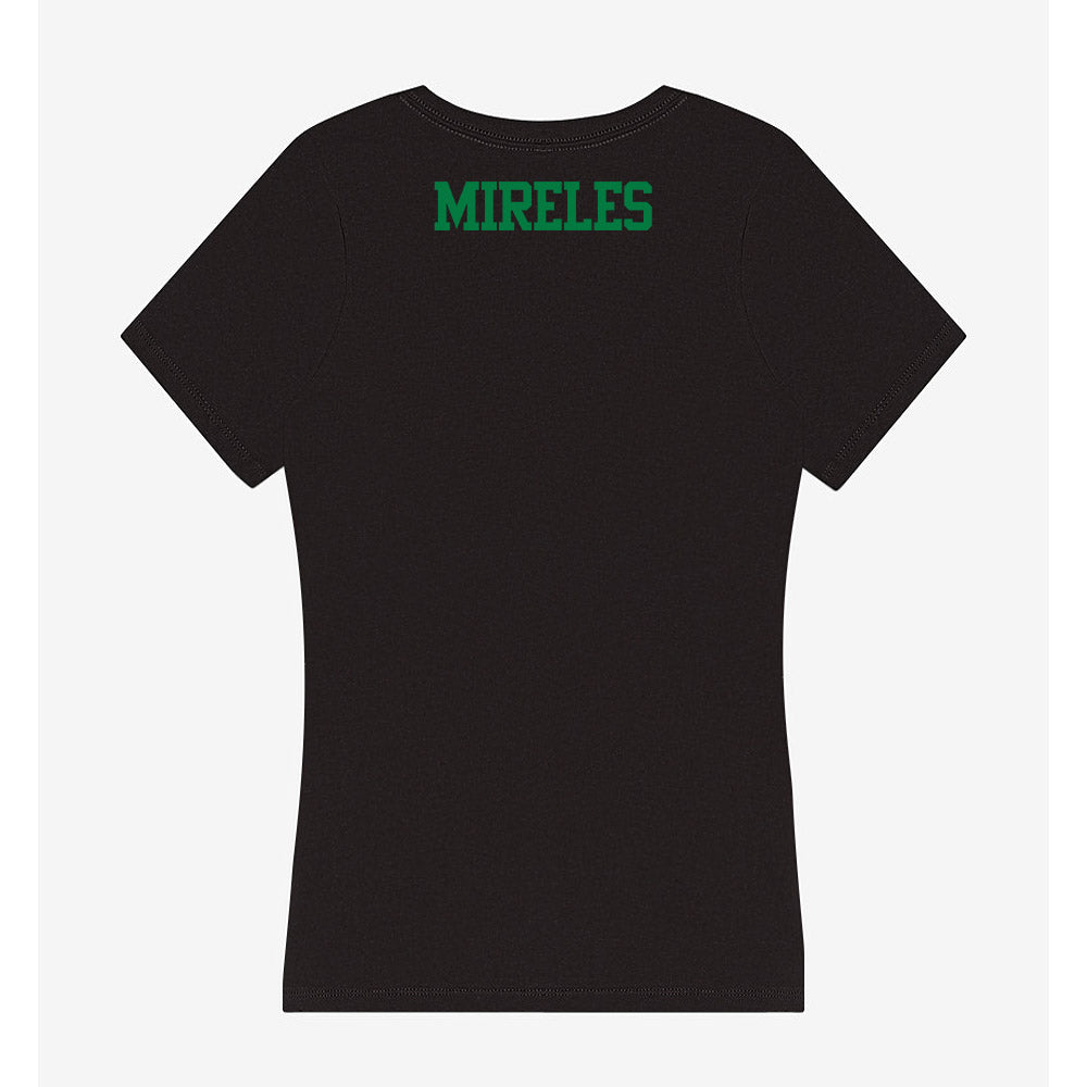 Oregon - NCAA Men's Track & Field : Michael Mireles - Women's V-Neck T-Shirt-1