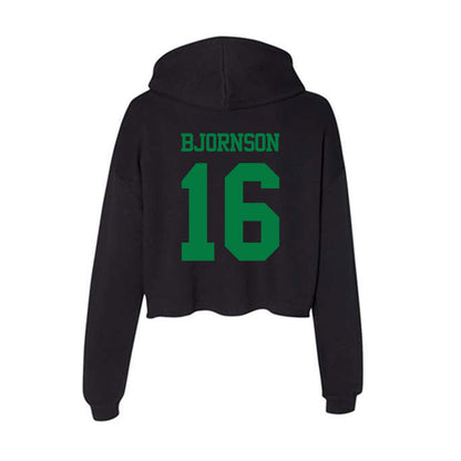 Oregon - NCAA Beach Volleyball : Hanna Bjornson - Women's Crop Fleece Hoodie-1