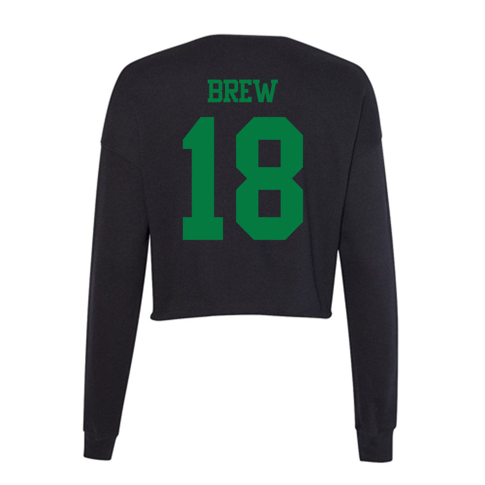 Oregon - NCAA Football : Dorian Brew - Women's Cropped Crew Fleece-1