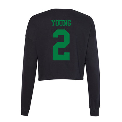 Oregon - NCAA Women's Soccer : Jasmine Young - Women's Cropped Crew Fleece-1