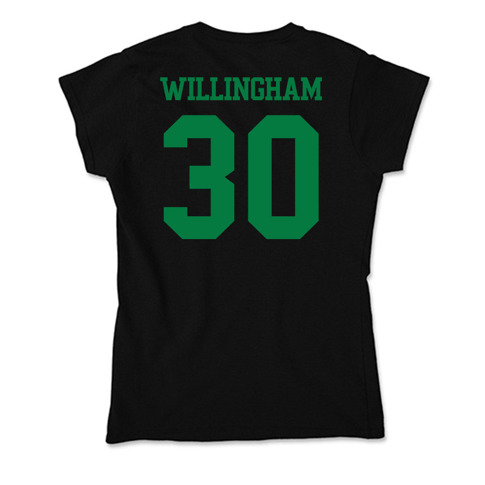 Oregon - NCAA Acrobatics & Tumbling : Morgan Willingham - Soft Style Women’s T-Shirt-1