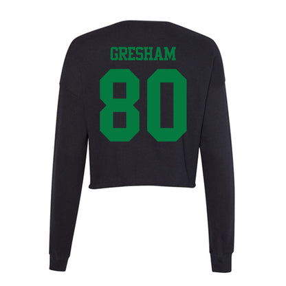 Oregon - NCAA Football : Dillon Gresham - Women's Cropped Crew Fleece-1